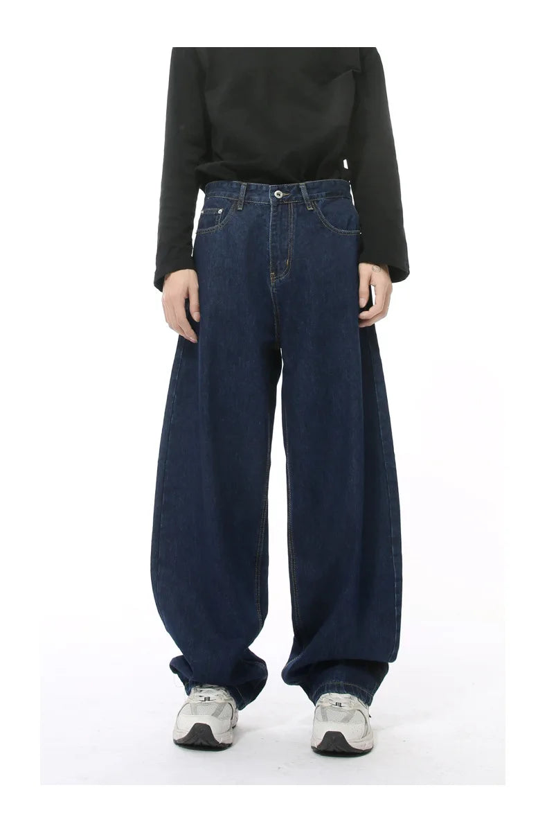 Casual Jeans Washed Simple Wide