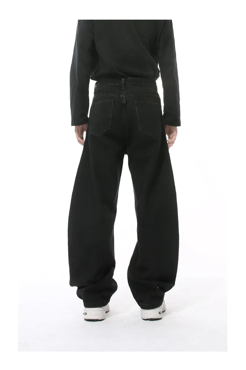 Casual Jeans Washed Simple Wide